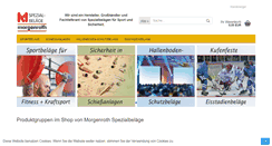 Desktop Screenshot of morgenroth-spezialbelaege.de