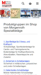 Mobile Screenshot of morgenroth-spezialbelaege.de